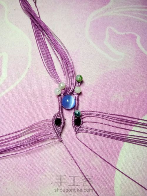 仿外网手链教程 第21步