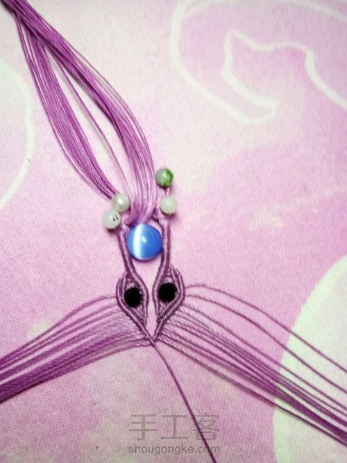 仿外网手链教程 第23步