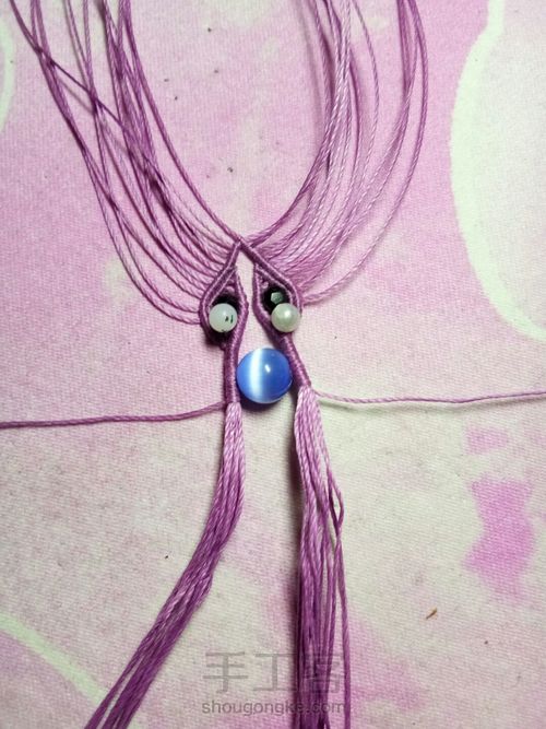 仿外网手链教程 第24步