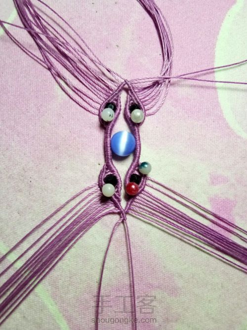 仿外网手链教程 第27步