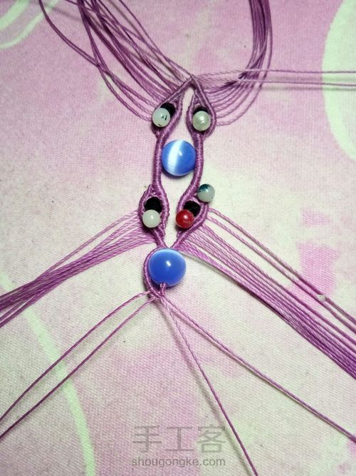 仿外网手链教程 第31步