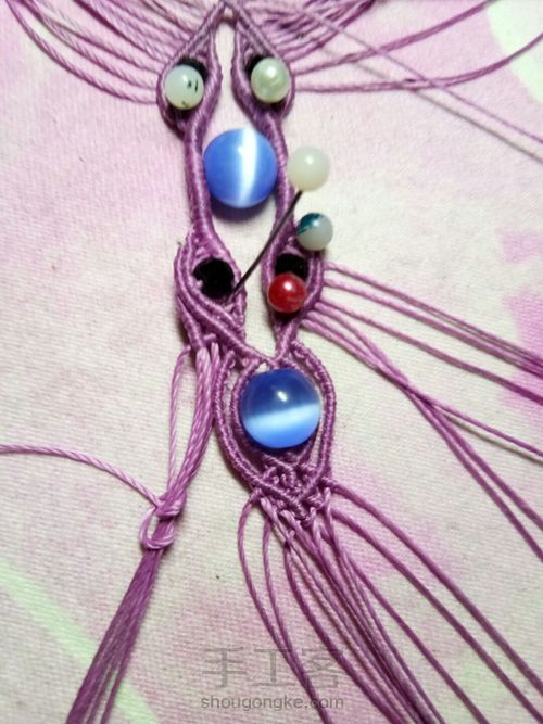 仿外网手链教程 第40步