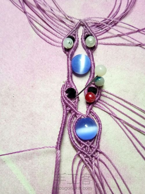 仿外网手链教程 第41步