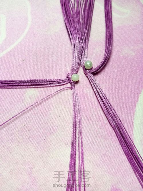 仿外网手链教程 第5步