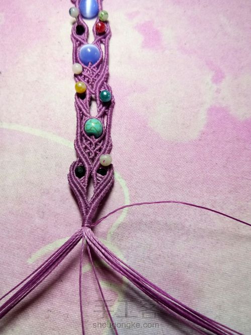 仿外网手链教程 第65步