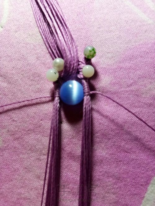 仿外网手链教程 第8步