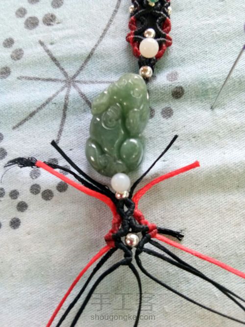 首创翡翠貔貅手链男士款 第17步