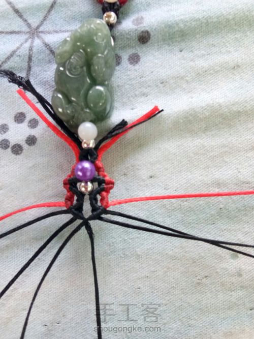 首创翡翠貔貅手链男士款 第20步