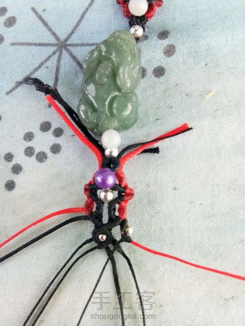 首创翡翠貔貅手链男士款 第28步