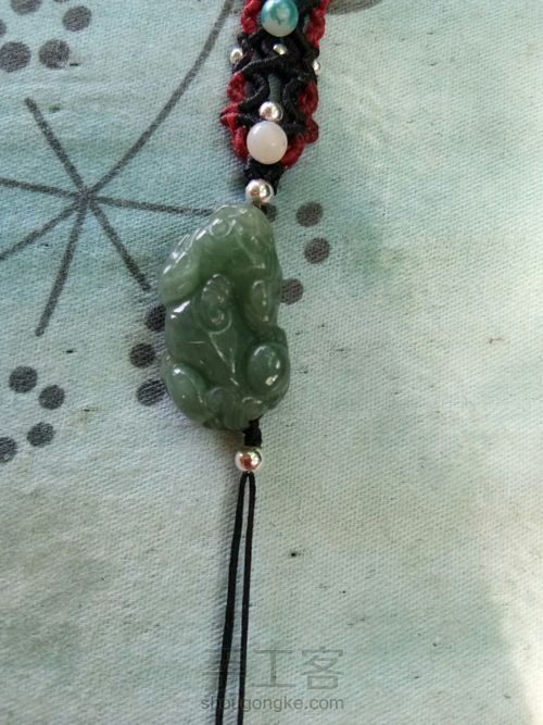 首创翡翠貔貅手链男士款 第3步