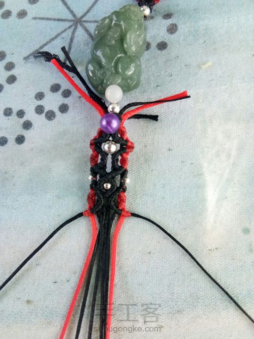 首创翡翠貔貅手链男士款 第31步