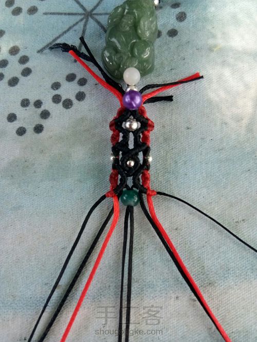 首创翡翠貔貅手链男士款 第32步