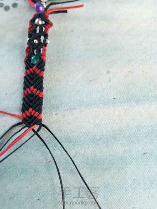 首创翡翠貔貅手链男士款 第37步