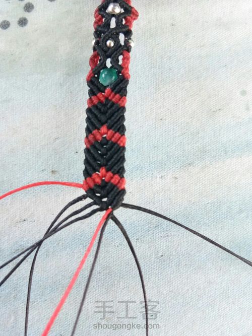 首创翡翠貔貅手链男士款 第38步