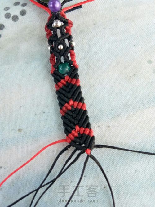 首创翡翠貔貅手链男士款 第39步