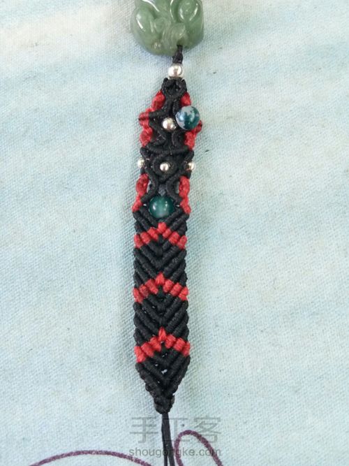 首创翡翠貔貅手链男士款 第42步