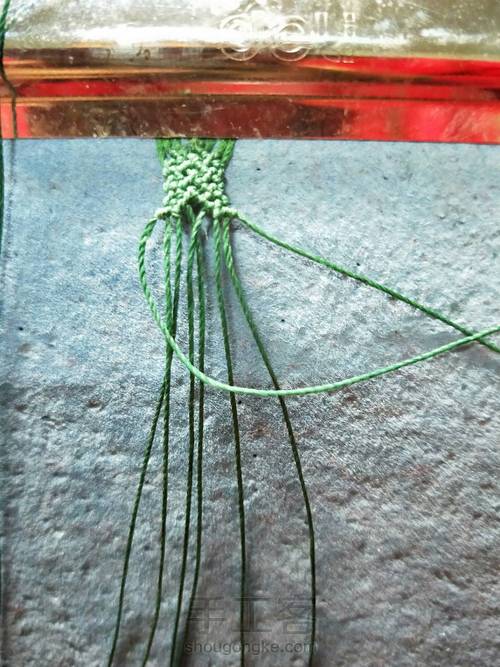 南红花花手链 第10步