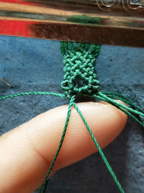 南红花花手链 第18步