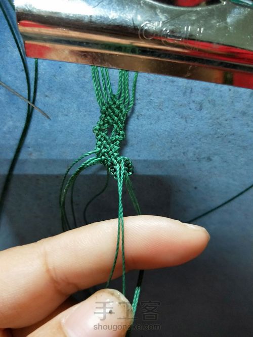 南红花花手链 第34步