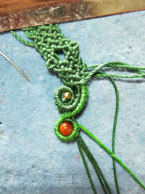 南红花花手链 第39步