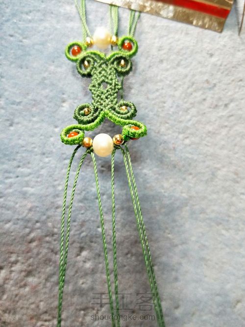 南红花花手链 第48步