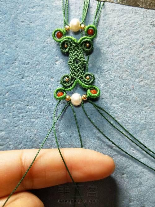 南红花花手链 第49步