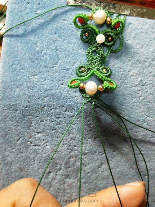 南红花花手链 第57步