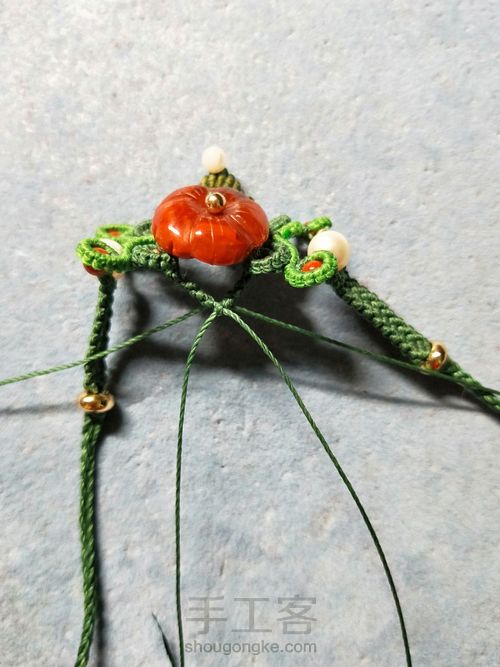 南红花花手链 第86步