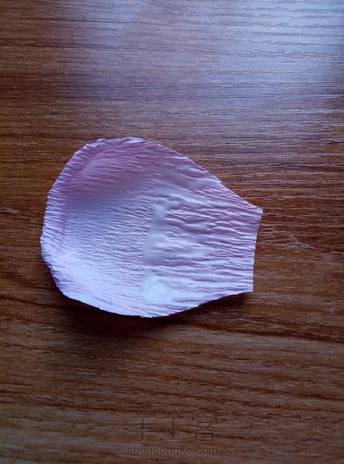 皱纹纸玫瑰 第4步