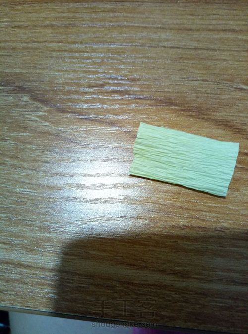 皱纹纸——尤加利叶 第2步