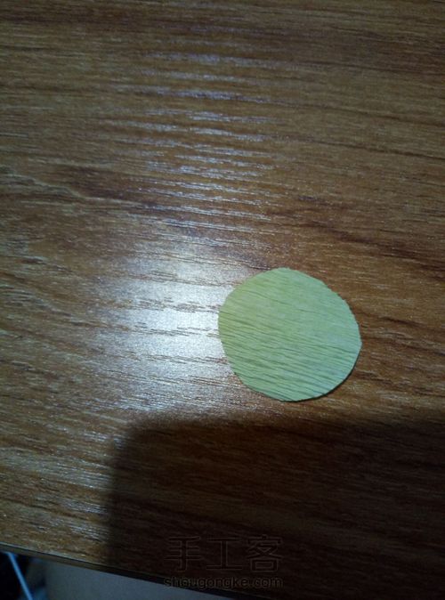 皱纹纸——尤加利叶 第3步