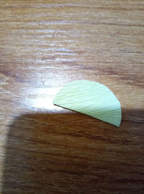 皱纹纸——尤加利叶 第4步