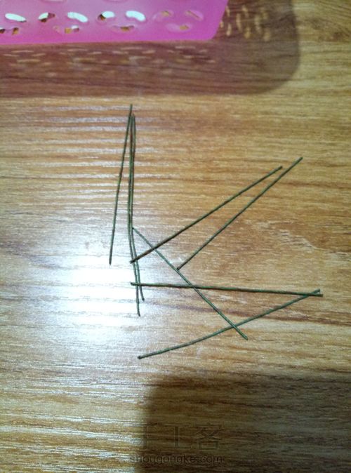 皱纹纸——尤加利叶 第6步