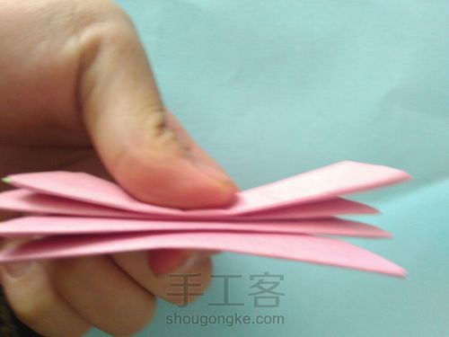 荷花折法 第12步