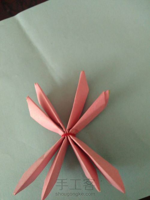 荷花折法 第15步