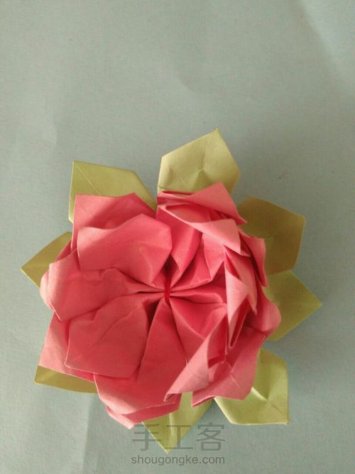 荷花折法 第19步