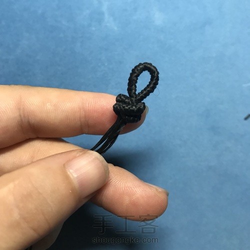贝壳花泰线双连结手绳教程