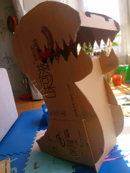 纸箱恐龙 第5步
