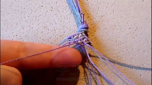 转外网手绳 第18步