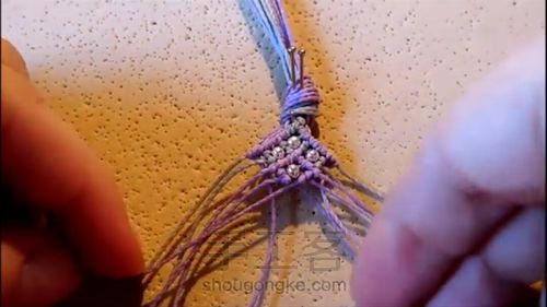 转外网手绳 第19步