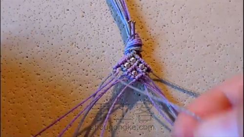 转外网手绳 第21步