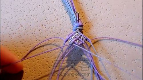 转外网手绳 第23步