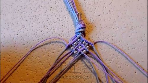 转外网手绳 第24步