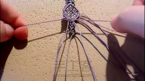 转外网手绳 第32步