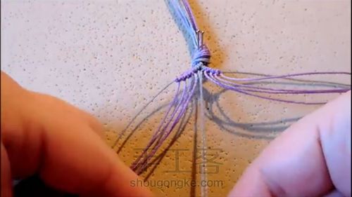 转外网手绳 第7步