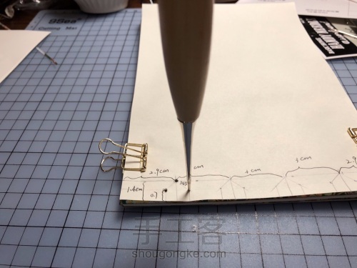 龟甲式 日式 和风 手缝 手帐 笔记本 装帧 第6步