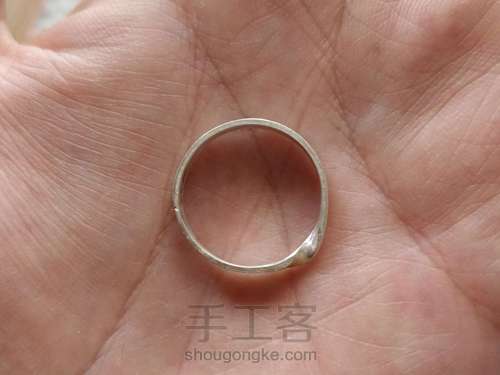 手工锤一个莫比乌斯银戒 第10步