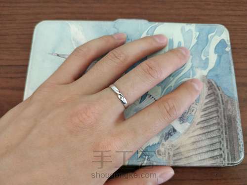 手工锤一个莫比乌斯银戒 第13步