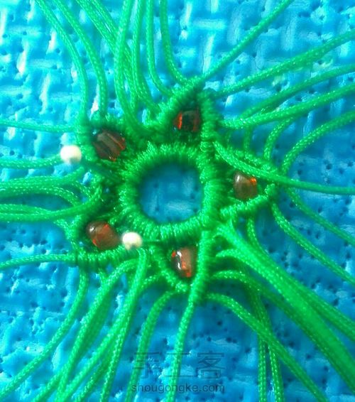 流苏帽教程 第5步