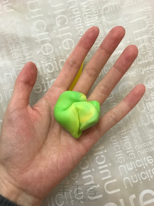 逼真多肉之软陶DIY简单上手 第4步